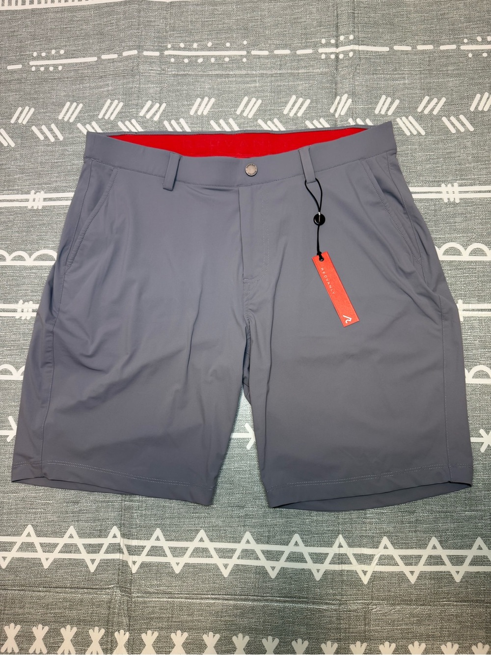 Redvanly Hanover Pull-On Shorts in Shadow